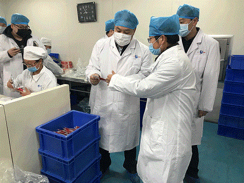 方舟制藥一線員工堅守崗位 防疫情，保生產